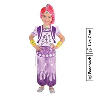 Girls Shimmer Costume Small (4-6)